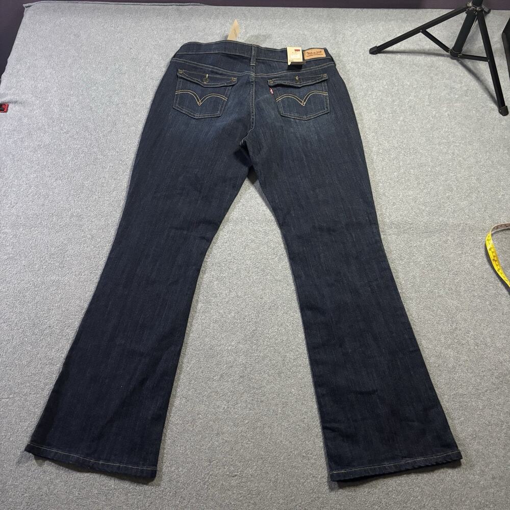 NWT Levi’s 515 Bootcut Jeans Women’s 32x31.5 Indigo Dark Wash Flap Pocket Denim - Picture 3 of 11